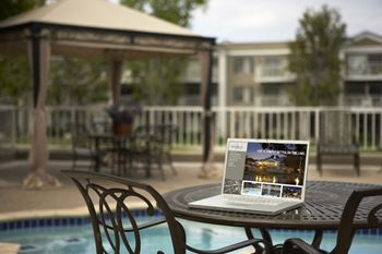 Free wi-fi in the clubhouse and poolside